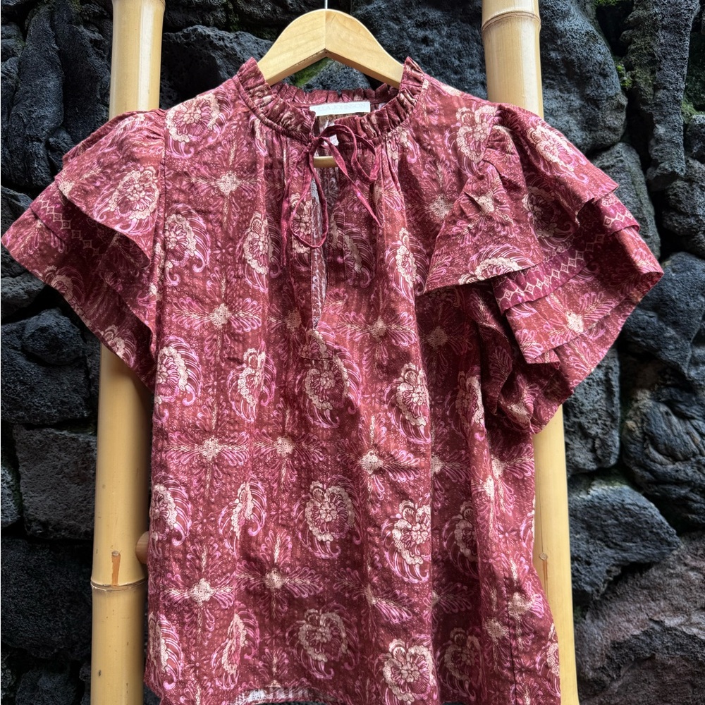 Ulla Johnson Lilli Top - Amaranthus